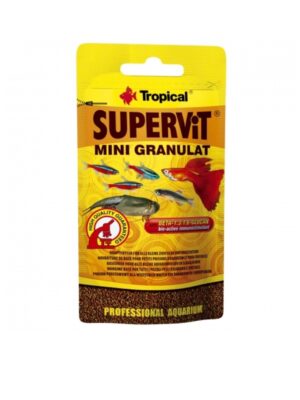 غذای SuperVit Mini Granulat تروپیکال 10gr