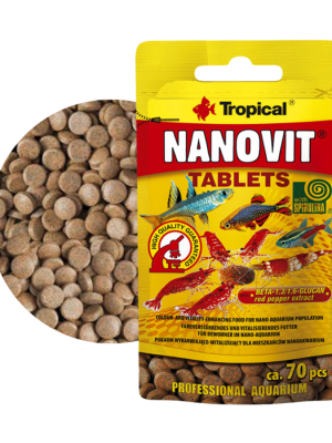 غذای قرصی نانوویت تروپیکال 10gr-70pcs- Nanovit Tablets