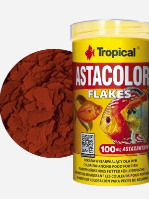 غذای پولکی تقویت رنگ آستا کالر ASTACOLOR flakes تروپیکال