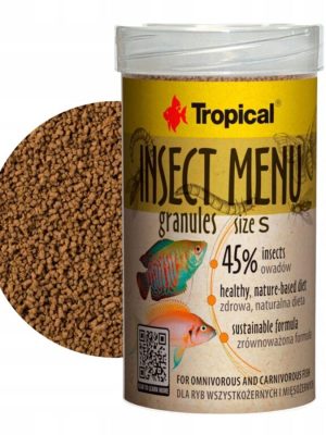 غذای گرانولی غنی از حشرات  Insect Menu Granules Size S