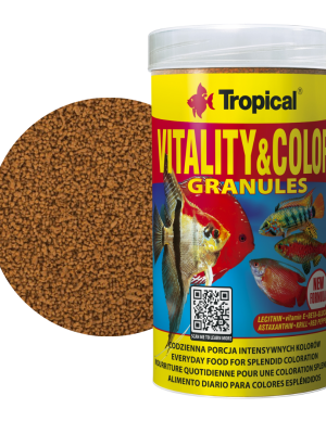 غذای تقویت رنگ Vitality & Colour Granules تروپیکال