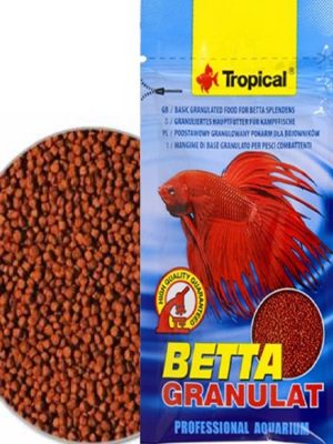 غذای گرانولی BETTA تروپیکال مخصوص ماهی فایتر 10gr