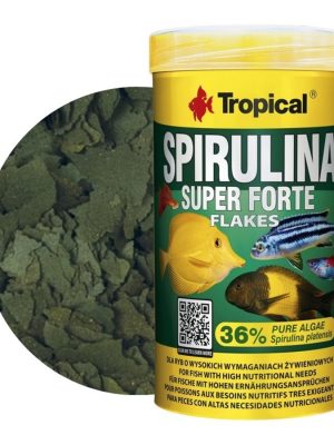 غذای پولکی Super Spirulina Fort 36% تروپیکال 252ml/50gr