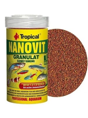 غذای نانوویت گرانولی تروپیکال- Nanovit Granulat 100ml/70gr