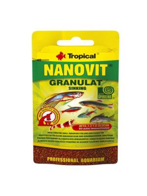 غذای  نانوویت گرانول تروپیکال- Nanovit Granulat 10gr