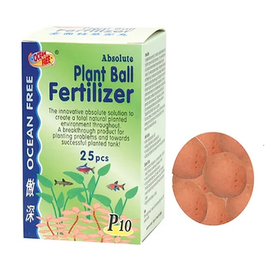 کود توپی آکواریوم  تقویت ریشه و ساقه اوشن فری Plant Ball FERTILIZER P10  25pcs