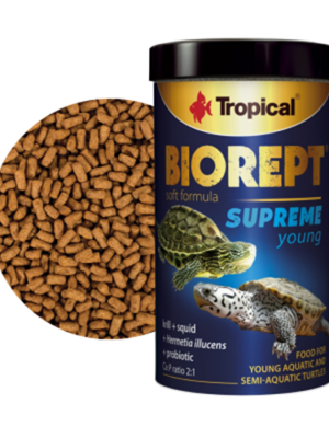 غذای لاکپشت های جوان Biorept Supreme Young تروپیکال 250ml/90gr