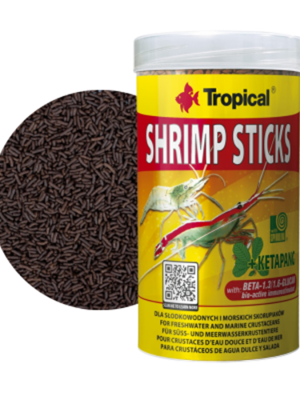 غذای استیکی میگو Shrimp Sticks تروپیکال 100ml/55gr