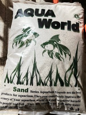 خاک (بستر) شن شکری سفید(10KG) – AQUA WORLD